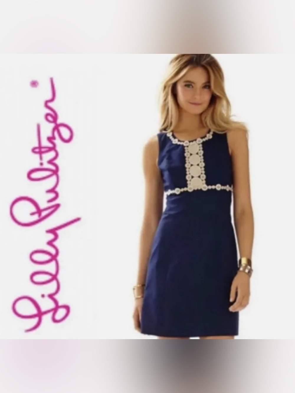 Lilly Pulitzer Navy Shift Dress